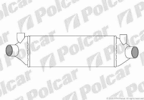 Polcar 3247J8-1 - Интеркулер autocars.com.ua