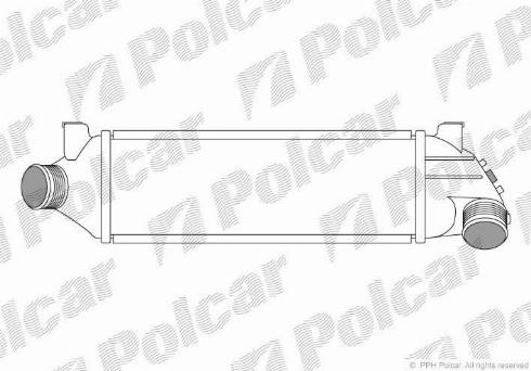 Polcar 3247J8-2 - Интеркулер autocars.com.ua