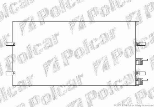 Polcar 3248K81K - Конденсатор кондиционера autodnr.net