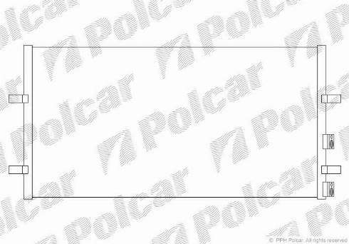Polcar 3248K8C1 - Конденсатор кондиционера autodnr.net