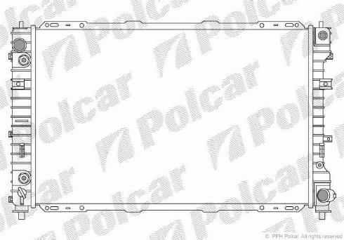 Polcar 325108-1 - Радиатор, охлаждение двигателя autodnr.net