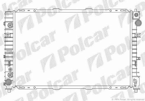 Polcar 325108-3 - Радиатор, охлаждение двигателя autodnr.net