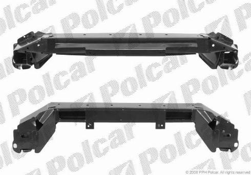 Polcar 387507-4 - Підсилювач бампера autocars.com.ua