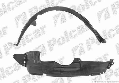 Polcar 4003FL-1 - Обшивка, колісна ніша autocars.com.ua