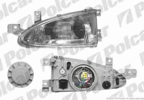 Polcar 4005093E - Основна фара autocars.com.ua