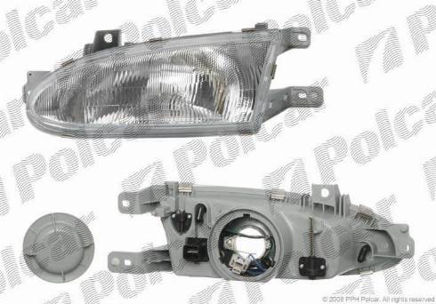 Polcar 400510-E - Основна фара autocars.com.ua