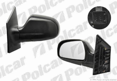 Polcar 4035522M - Зовнішнє дзеркало autocars.com.ua