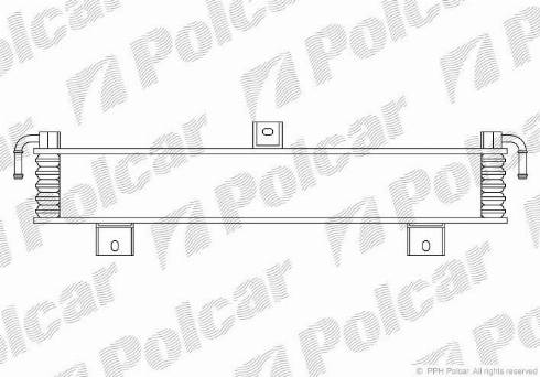 Polcar 4060L82X - Масляний радіатор, рухове масло autocars.com.ua