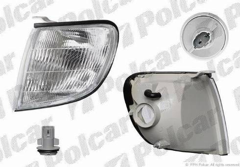 Polcar 406220 - Бічний ліхтар, покажчик повороту autocars.com.ua