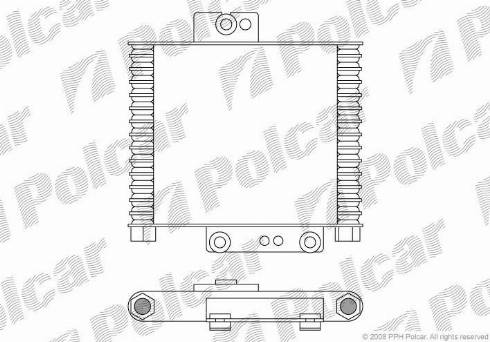 Polcar 4070L81X - Масляный радиатор, двигательное масло avtokuzovplus.com.ua