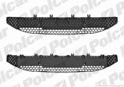 Polcar 411407-6 - Решітка вентилятора, буфер autocars.com.ua