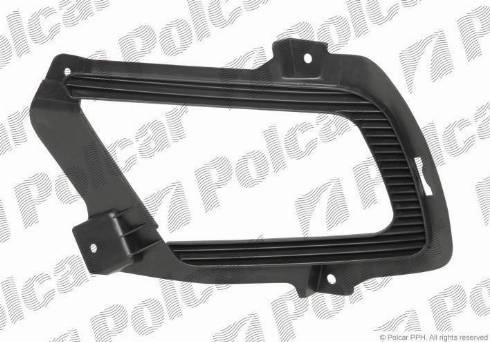 Polcar 411729-1 - Рама, протитуманні фари autocars.com.ua