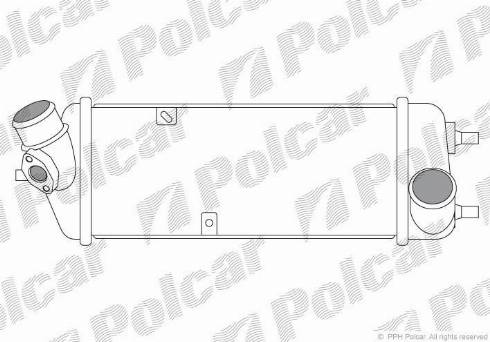 Polcar 4117J83X - Интеркулер autocars.com.ua