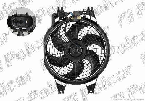 Polcar 417023W2 - Вентилятор, охлаждение двигателя avtokuzovplus.com.ua