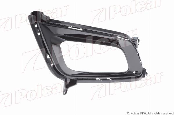 Polcar 41D12712 - Рама, протитуманні фари autocars.com.ua