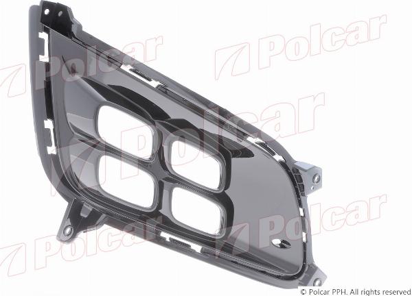 Polcar 41D12714 - Рама, протитуманні фари autocars.com.ua