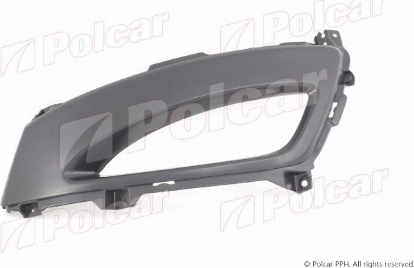 Polcar 41D127-5 - Рама, протитуманні фари autocars.com.ua
