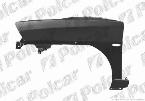 Polcar 420201-1 - Крило autocars.com.ua