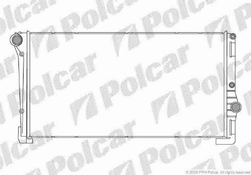 Polcar 420208A6 - Радіатор, охолодження двигуна autocars.com.ua