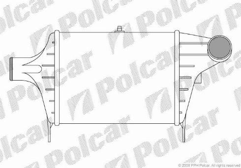 Polcar 4203J81X - Интеркулер autocars.com.ua