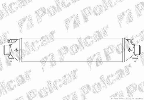 Polcar 4208J81X - Интеркулер autocars.com.ua