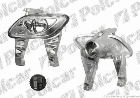 Polcar 421729-E - Противотуманная фара autocars.com.ua