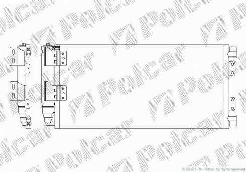 Polcar 4310K82X - Конденсатор, кондиціонер autocars.com.ua