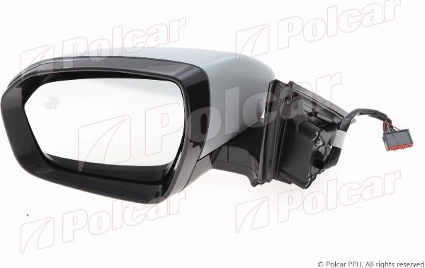 Polcar 43Y1515M - Зовнішнє дзеркало autocars.com.ua