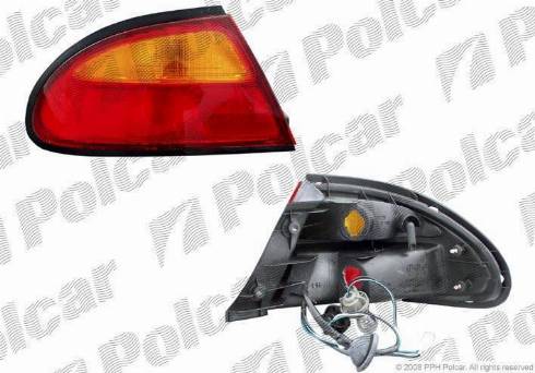 Polcar 450787-1 - Задній ліхтар autocars.com.ua