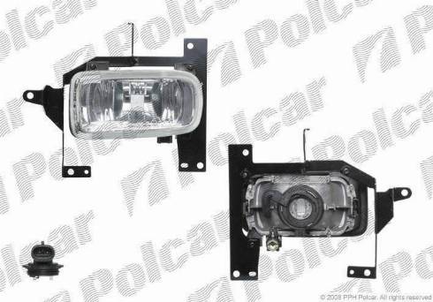 Polcar 4517291E - Противотуманная фара avtokuzovplus.com.ua