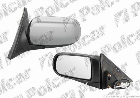 Polcar 4517514M - Зовнішнє дзеркало autocars.com.ua