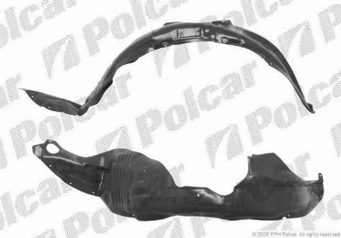 Polcar 4519FL-1 - Обшивка, колісна ніша autocars.com.ua