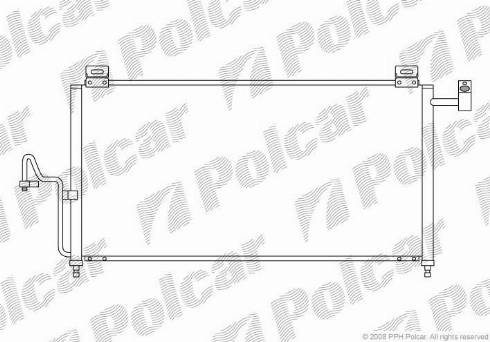 Polcar 4540K8C1 - Конденсатор кондиционера autodnr.net