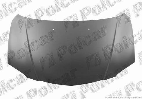 Polcar 454103 - Капот двигуна autocars.com.ua