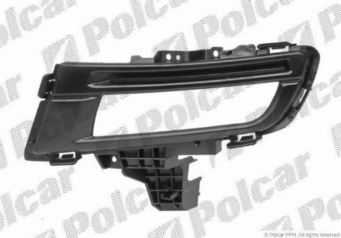 Polcar 45412711 - Рама, протитуманні фари autocars.com.ua