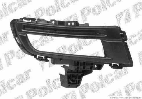 Polcar 45412712 - Рама, протитуманні фари autocars.com.ua