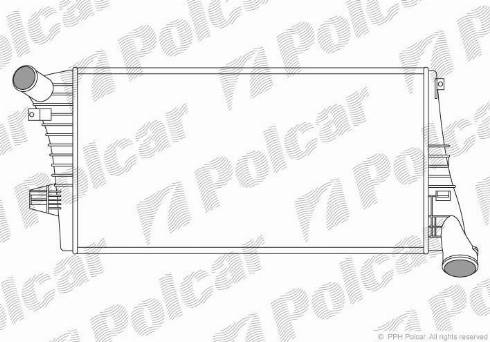 Polcar 4601J81X - Интеркулер autocars.com.ua