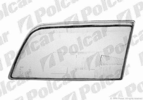 Polcar 500212 - Рассеиватель, основная фара avtokuzovplus.com.ua