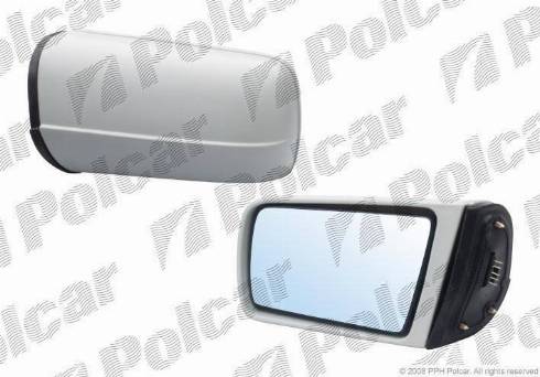 Polcar 5002514M - Зовнішнє дзеркало autocars.com.ua