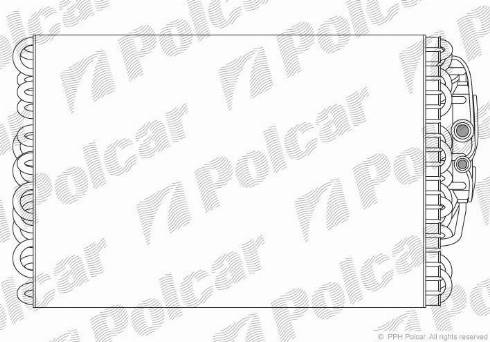 Polcar 5002P81X - Испаритель, кондиционер autodnr.net