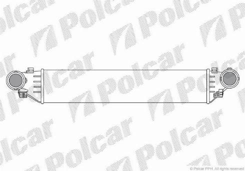 Polcar 5003J8-1 - Интеркулер autocars.com.ua