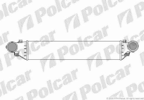 Polcar 5003J82X - Интеркулер autocars.com.ua