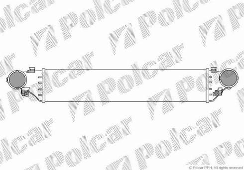 Polcar 5003J8-2 - Интеркулер autocars.com.ua