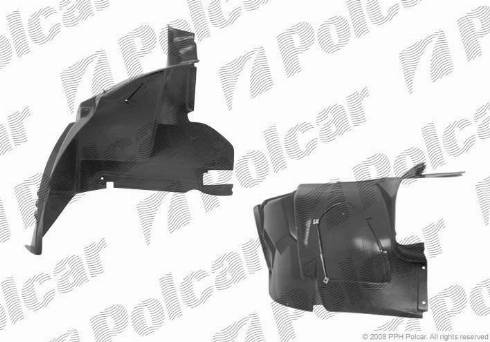 Polcar 5005FL-1 - Обшивка, колісна ніша autocars.com.ua