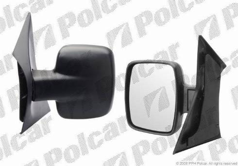 Polcar 501252-E - Зовнішнє дзеркало autocars.com.ua