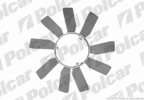Polcar 501423F1 - Крильчатка вентилятора, охолодження двигуна autocars.com.ua