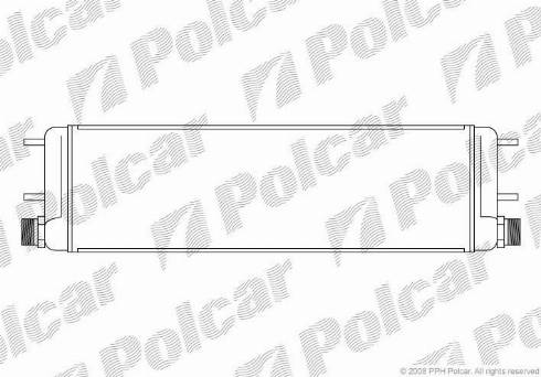 Polcar 5014L86X - Масляний радіатор, рухове масло autocars.com.ua