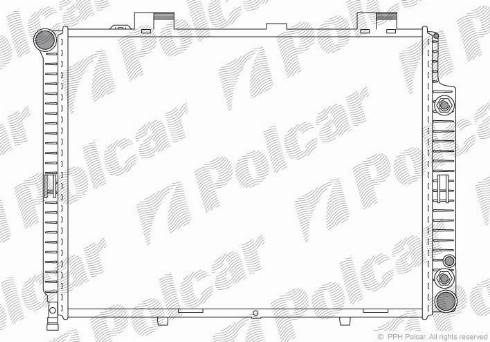 Polcar 5015081X - Радиатор, охлаждение двигателя autodnr.net