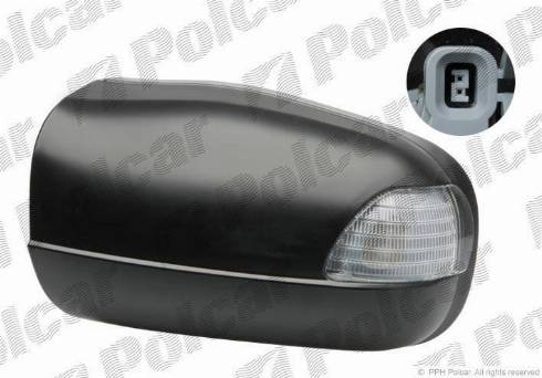 Polcar 501555TM - Зовнішнє дзеркало autocars.com.ua