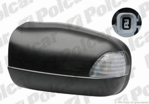 Polcar 501554TM - Зовнішнє дзеркало autocars.com.ua